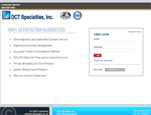 Tablet Screenshot of dctsinc.com